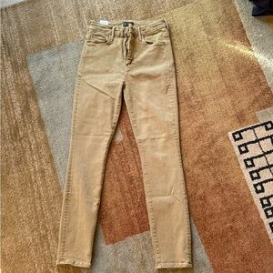 MOTHER tan jeans size 25